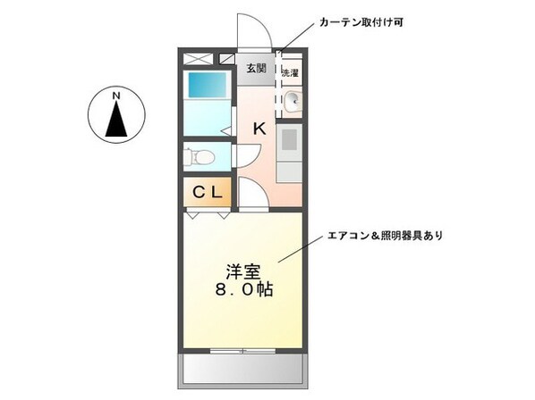 サンハイツたけうちの物件間取画像